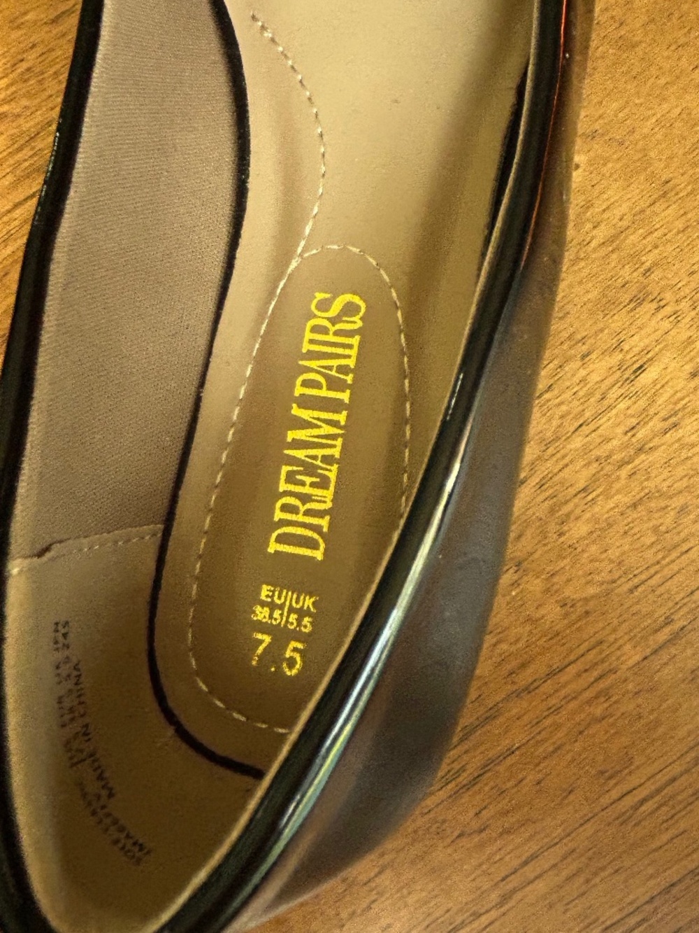 Dreampairs Manmade Patent Leather, Size 7.5 - Picture 4 of 5